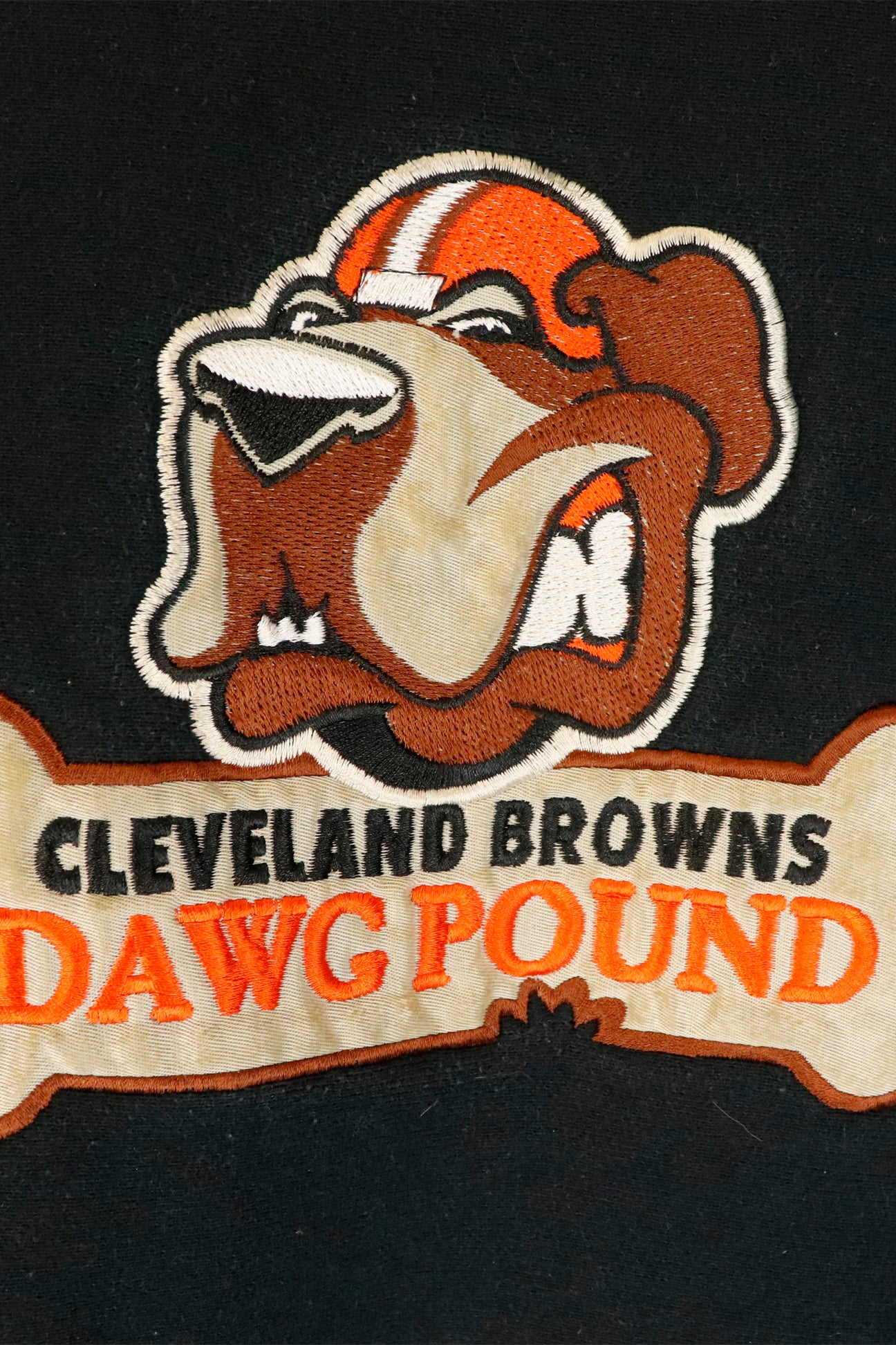 Cleveland Browns Dog Pound Vintage NFL Crewneck Sweatshirt White / XL