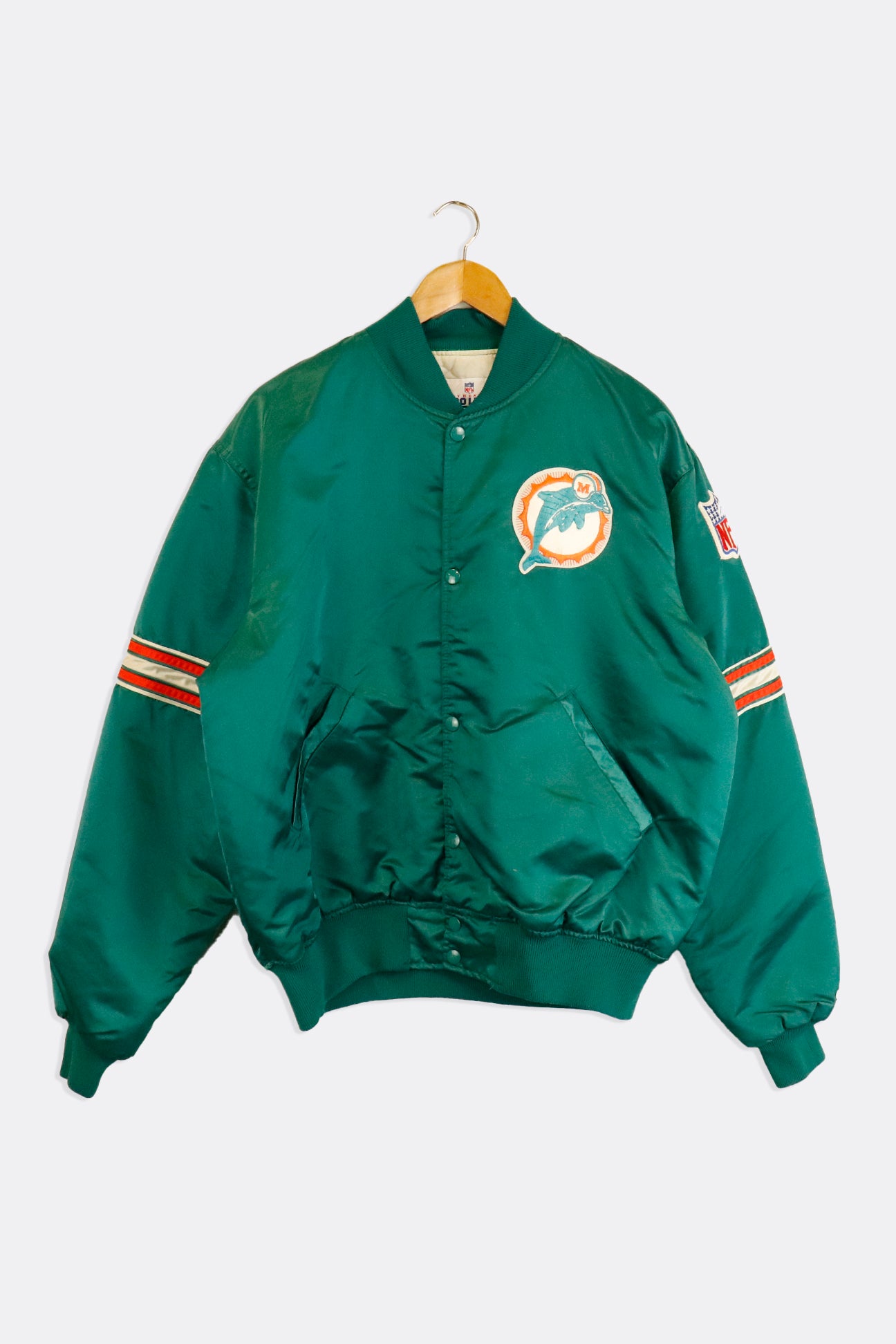 Miami Dolphins NFL Starter Vintage Full Zip Team Jacket