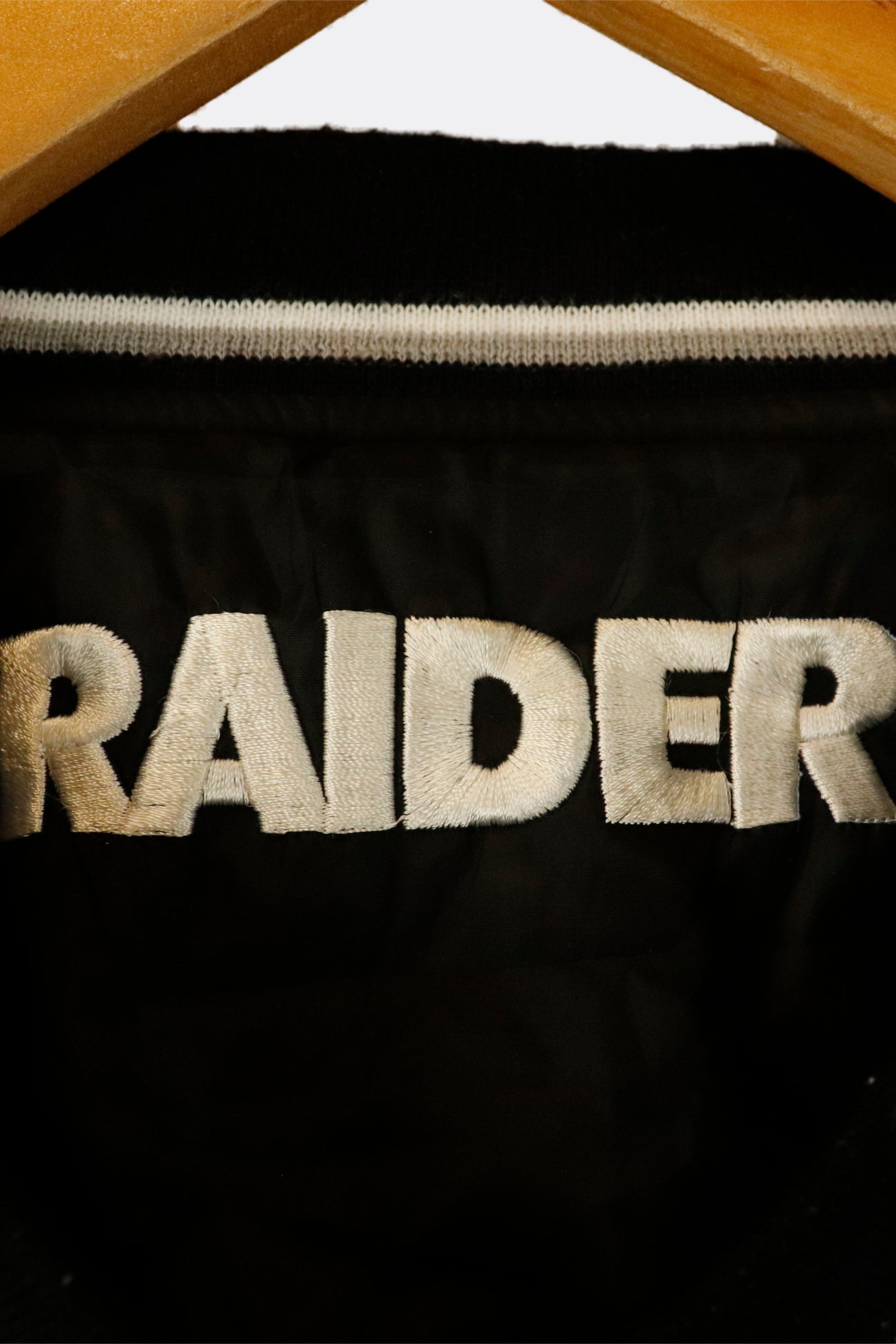 Vintage NFL Los Angeles Raiders Pullover Warm Up Jacket Reversable Emb – F  As In Frank Vintage