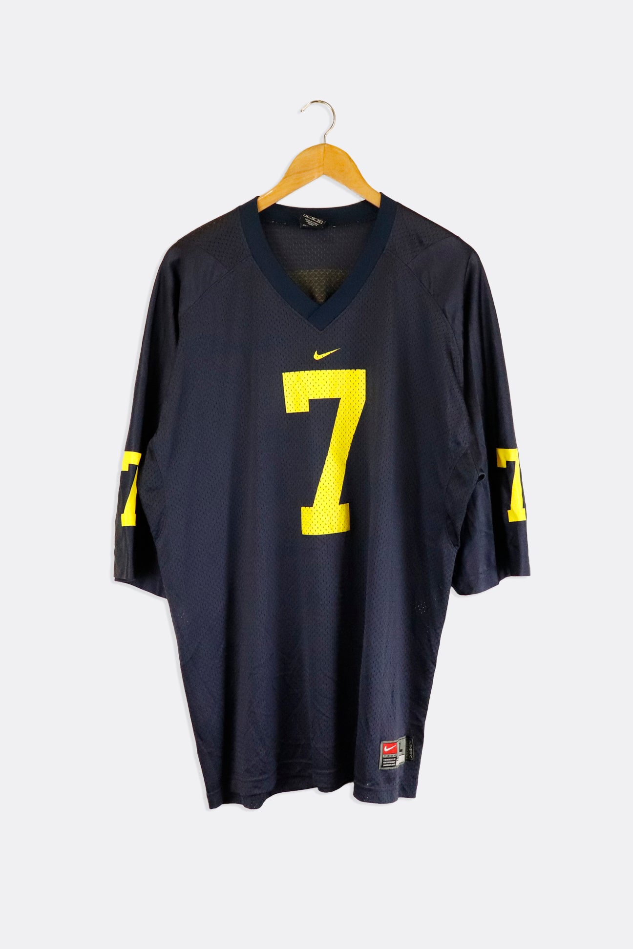 Vintage 70s NFL Football Sports Jersey Mesh Long Sleeve Top -   Hong Kong