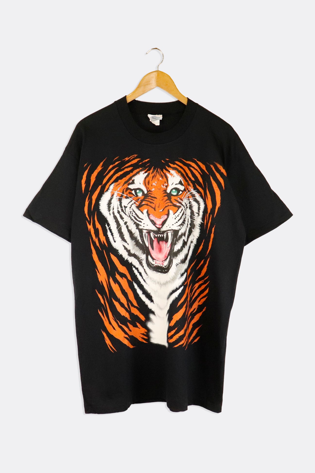 Vintage Tiger Graphic Tee in White