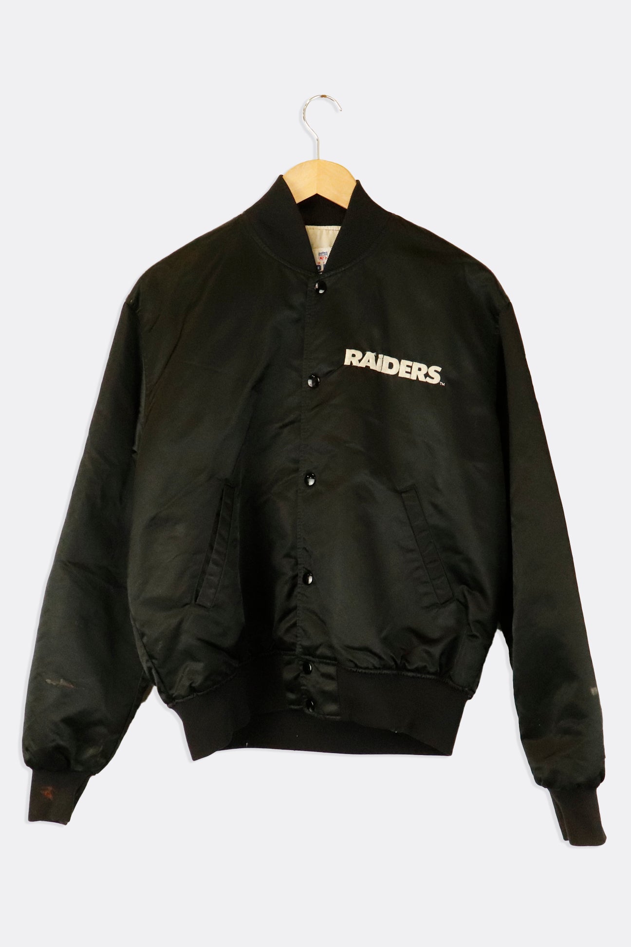 Vintage 90s Starter Raiders NFL Varsity Las Vegas Jacket 