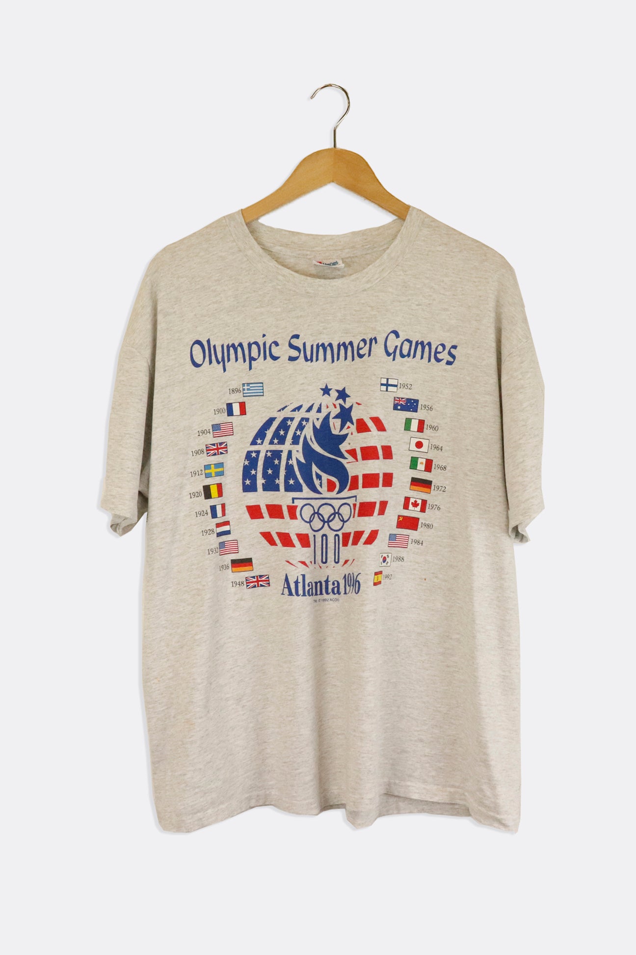 Olympics Shirt 1996 Vintage Atlanta Summer Games Sports 