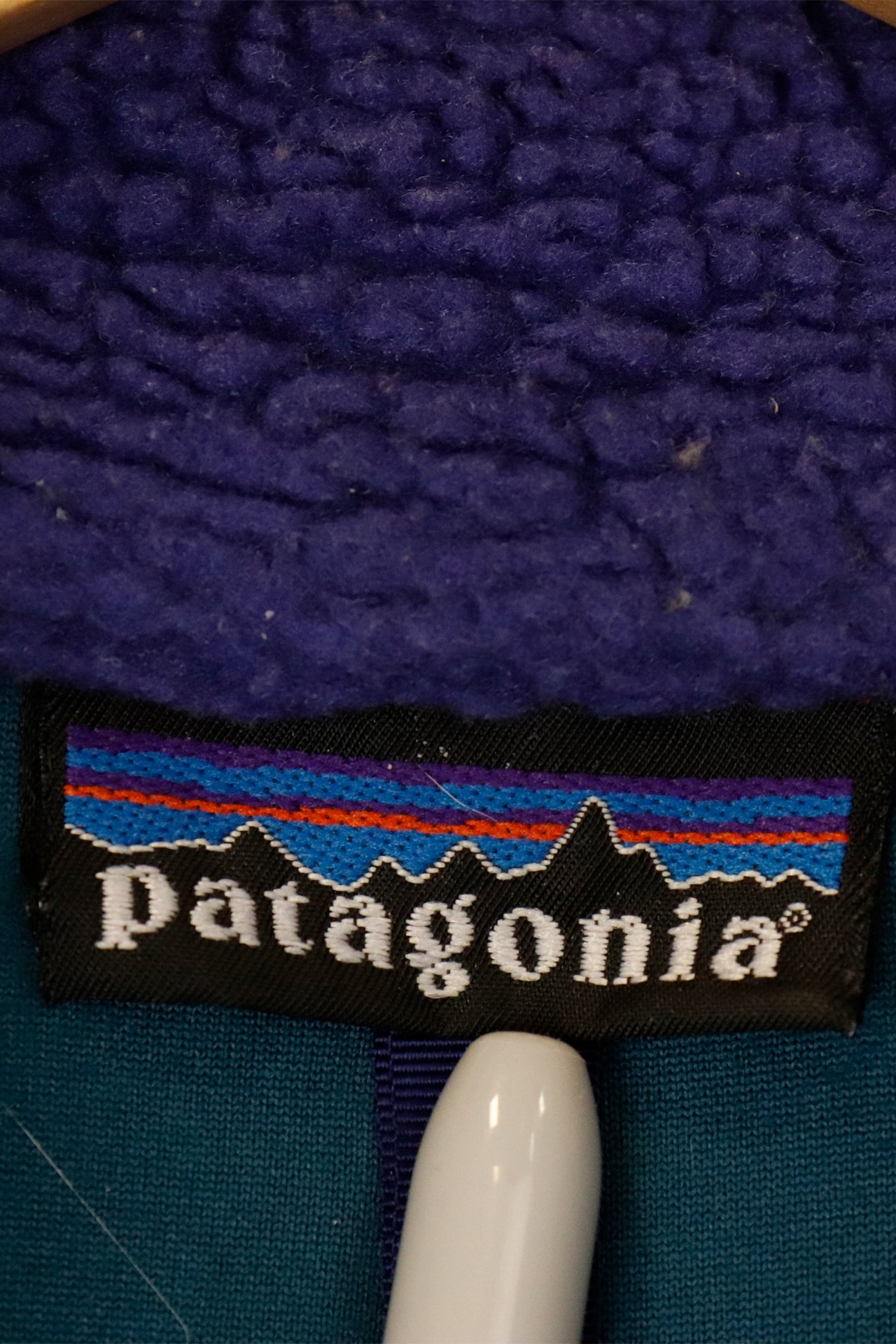 Vintage Patagonia Black Collar And Zipper Jacket Sz M – F As In