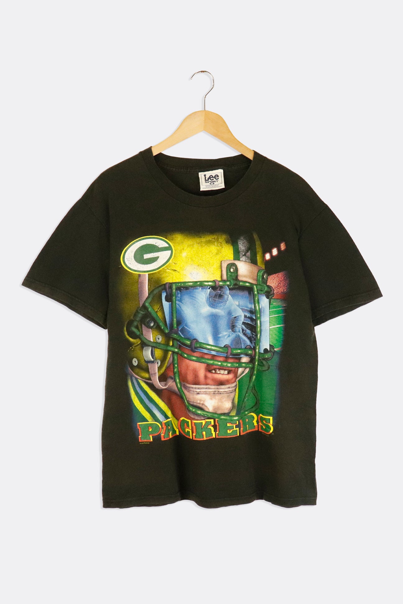 Green Bay Packers NFL Vintage Packers Helmet Logo T-shirt