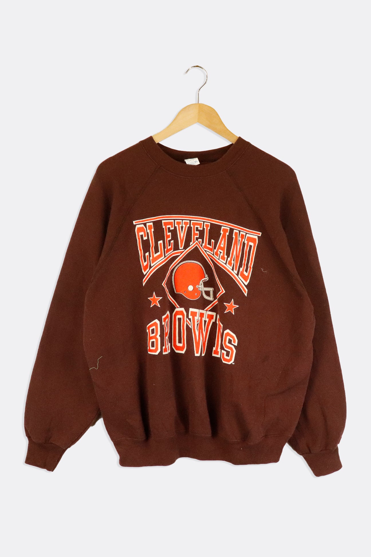 Cleveland Browns Shirt Mens XL Logo Long Sleeve Graphic T Team