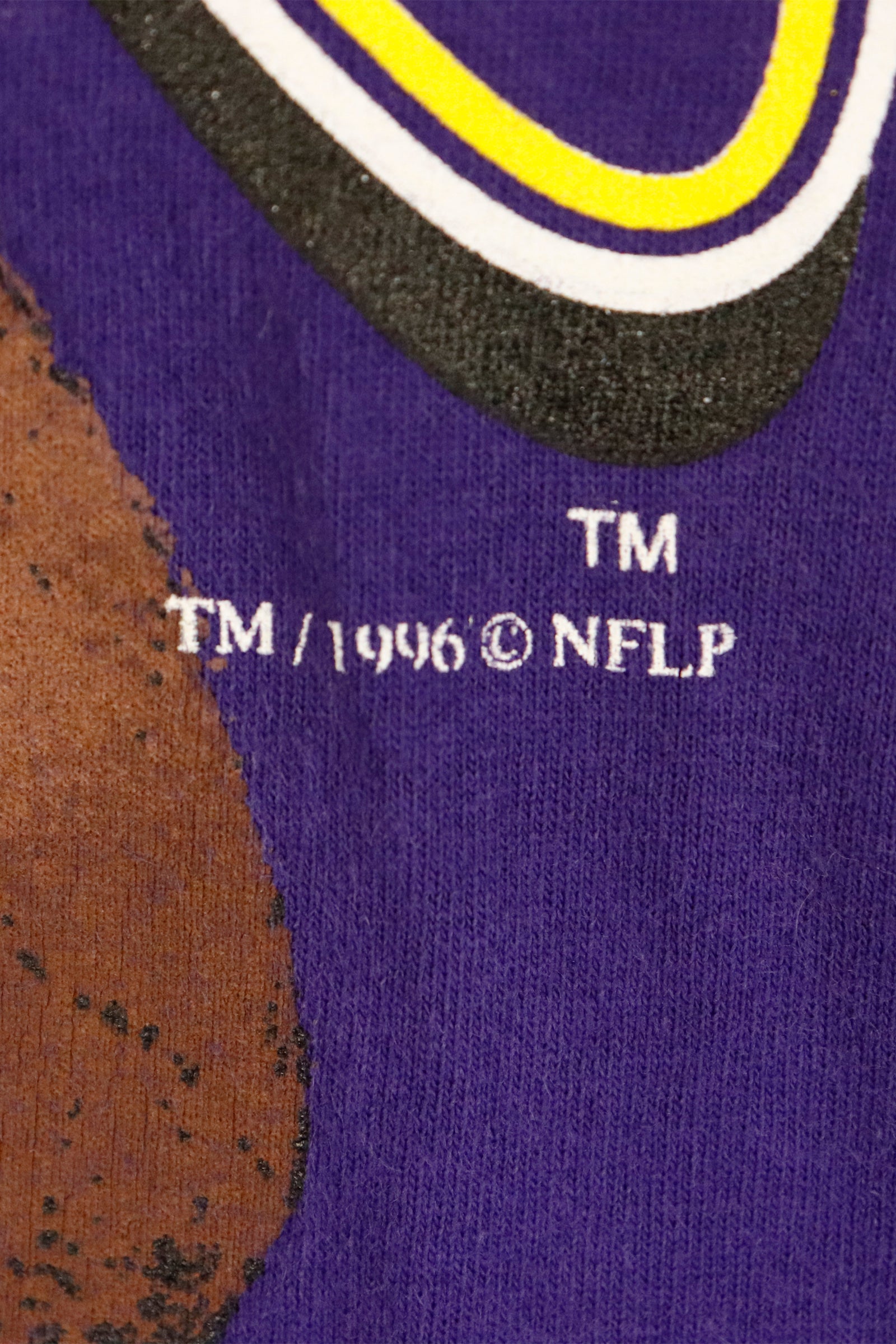 VTG 1996 Champion NFL Minnesota Vikings Football Distressed T-Shirt Size XL