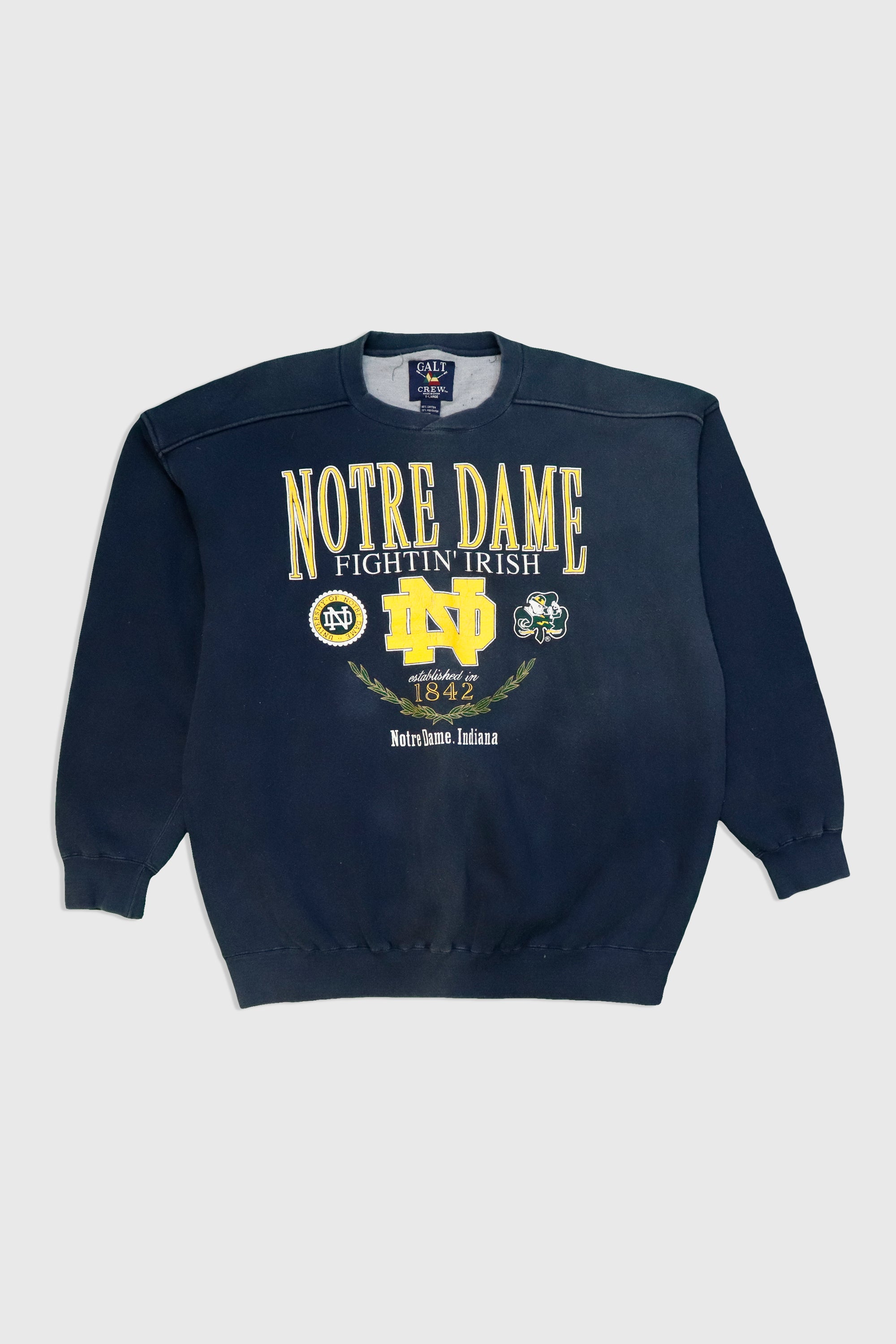 Vintage 1842 Notre Dame Fightin Irish Sweatshirt FAIF.COM