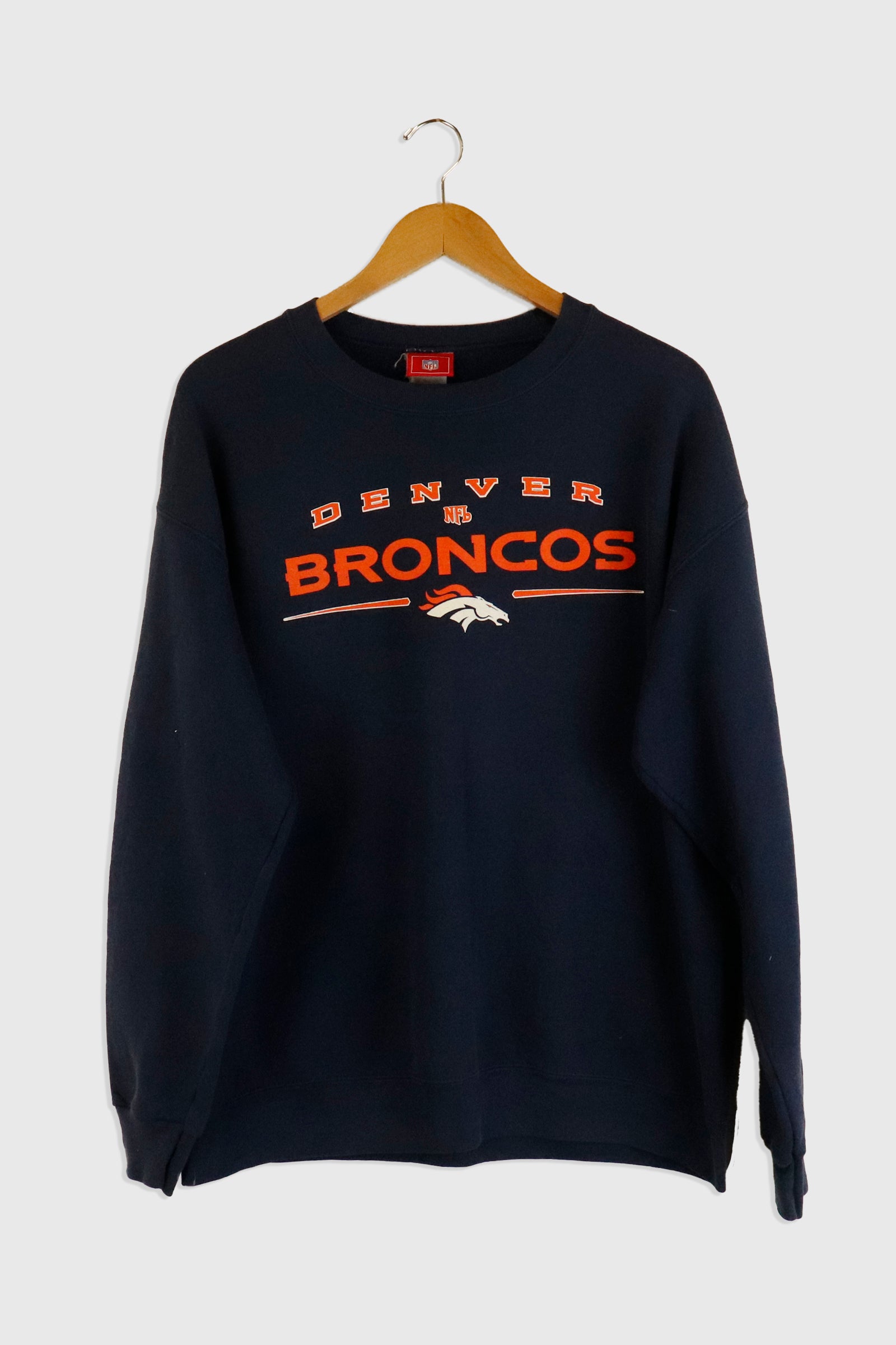 80s Denver Broncos Horse Logo NFL Football Champion T-shirt -   Denmark