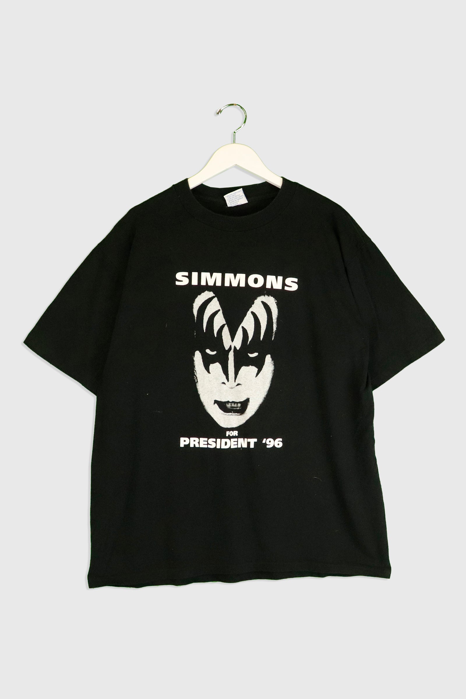 Vintage 1996 Gene Simmons For President T Shirt Sz XL – F As In