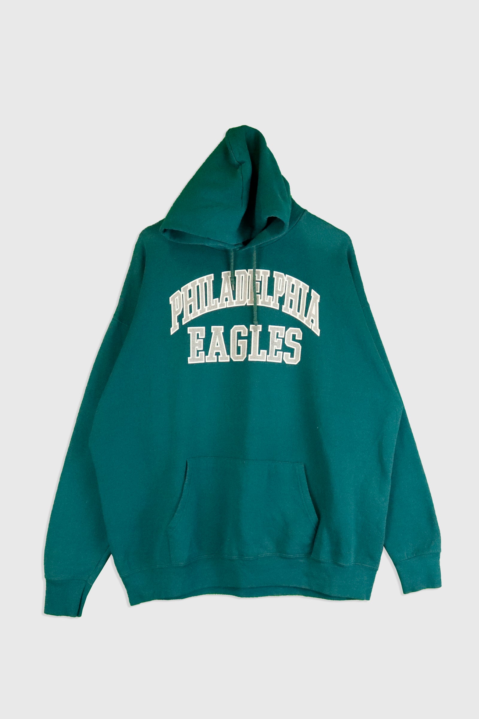 Printify Philadelphia Eagles Vintage 90's Heavyweight NFL Hoodie Irish Green / 3XL