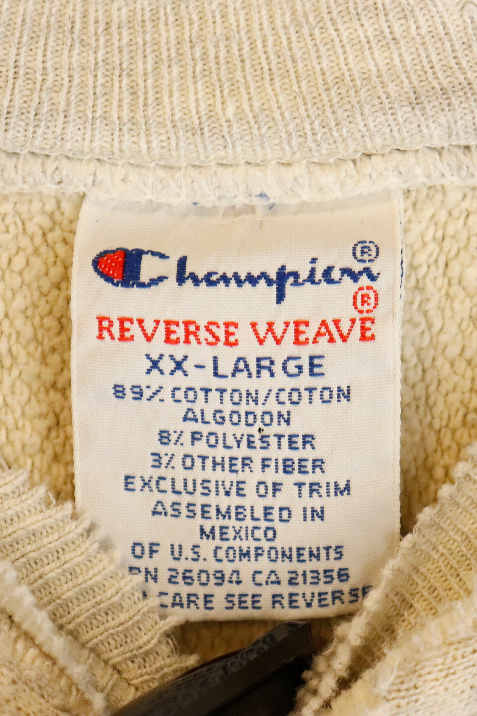 Vintage Umass Champion Reverse Weave XXL Sweatshirt Sz 2XL – F As