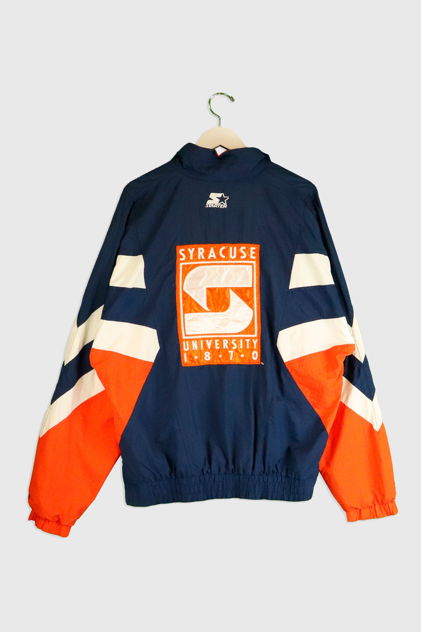 Vintage Starter 1/2 Zip Syracuse Parka Jacket Large J178 – Scholars & Champs
