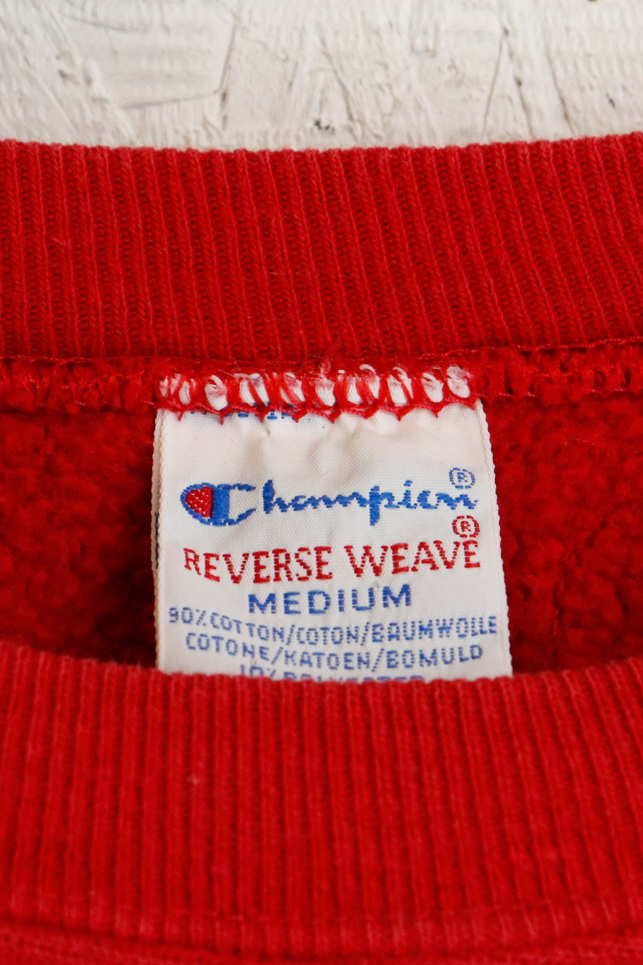 Vintage Champion Reverse Weave Wisconsin Sweatshirt Sz M – F As In