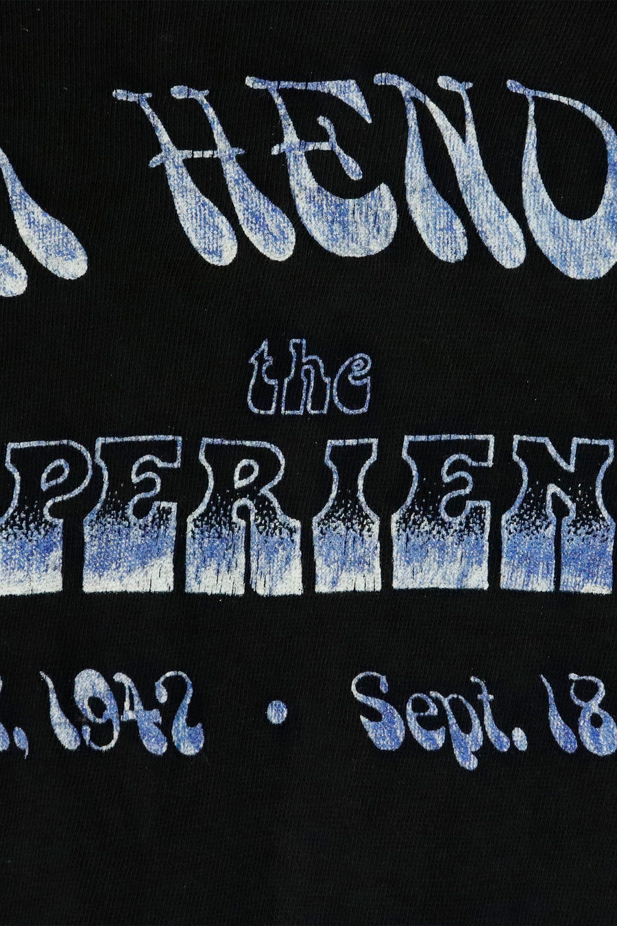 Vintage 1970 Jimi Hendrix The Experience T Shirt Sz XL