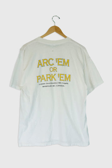 Vintage 1982 Atomic Dave Murray Ski Camps T Shirt Sz L