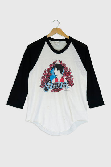 Vintage 1979 Santana Quarter Sleeve T Shirt Sz L