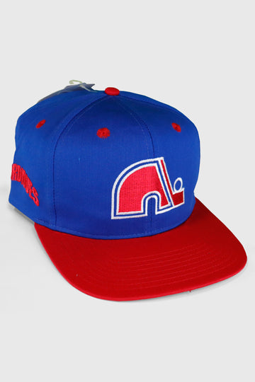 Vintage NHL Nordiques Backtalk Deadstock Hat Sz O/S