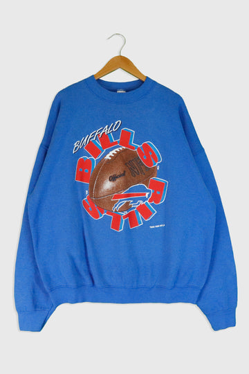 Vintage 1996 NFL Buffalo Bills Graphic Sweatshirt Sz 2XL