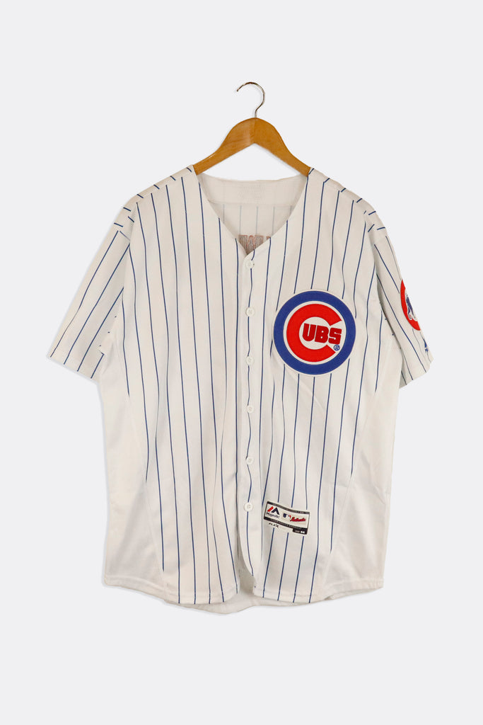 Vintage 80s / 90s Embroidered Starter MLB Chicago Cubs Baseball Original Jersey - Large