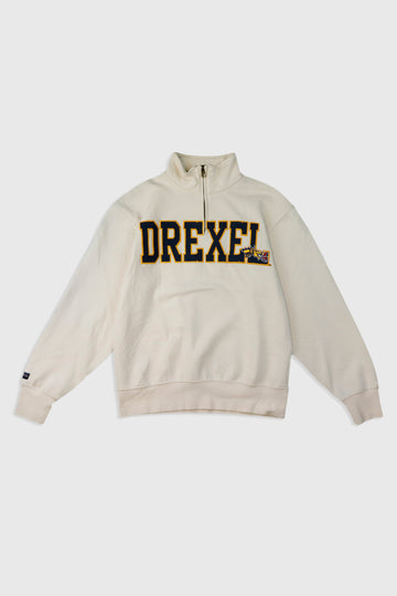 Vintage Drexel University Quarter Zip Sweatshirt Sz S