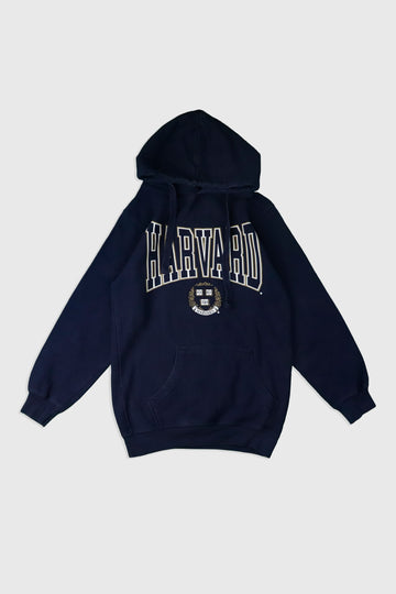 Vintage Harvard Hooded Sweatshirt Sz S