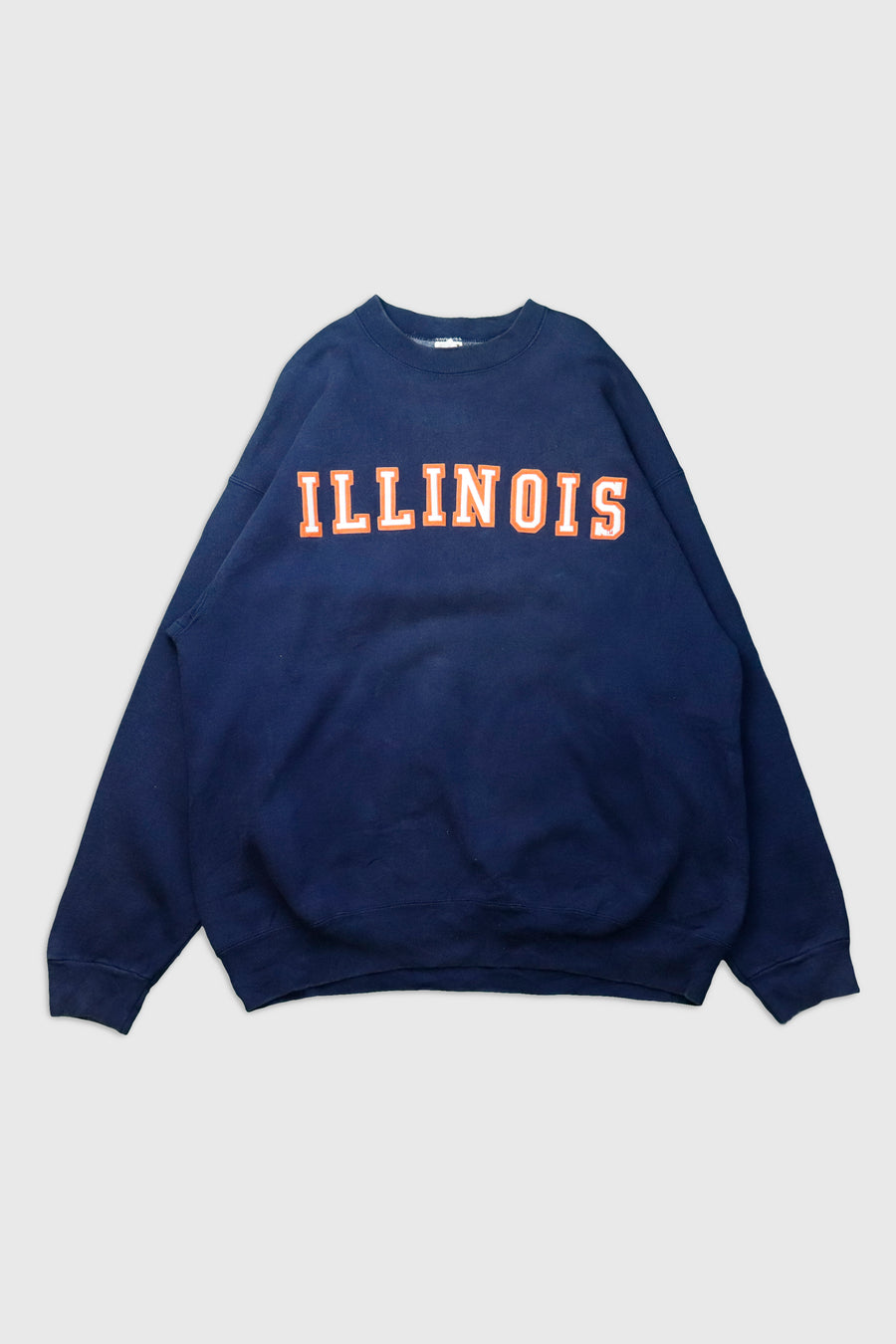 Vintage Illinois Patched Sweatshirt Sz 2XL