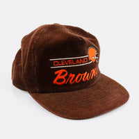 Vintage NFL Cleveland Browns Corduroy Snapback Hat