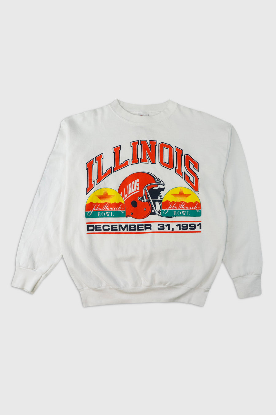 Vintage 1991 Dec.31 Illinos John Hancock Sweatshirt Sz XL