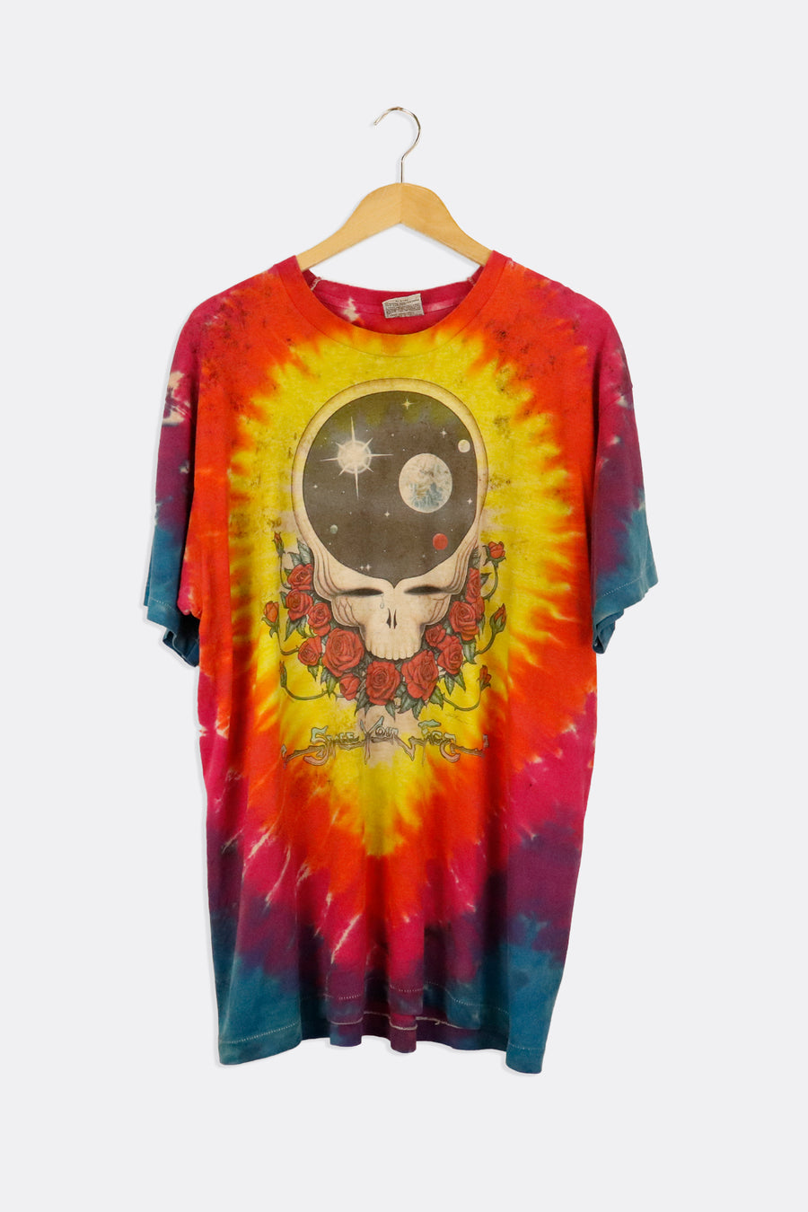 Grateful Dead Space Skull Short-Sleeve T-Shirt- Large