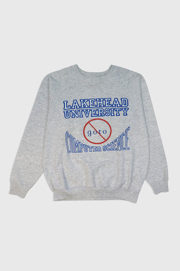 Vintage Lakehead University Computer Science Sweatshirt