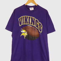 Vintage 1996 NFL Vikings Football Logo Graphic T Shirt – F As In Frank  Vintage