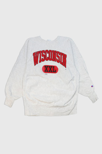 Vintage Wisconsin XXL Sweatshirt Champion Reverse Weave