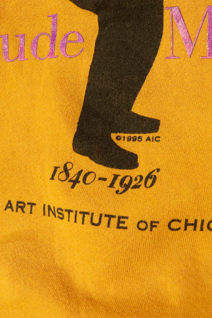 Vintage 1840-1926 Claude Monet The Art Institute Of Chicago Sweatshirt