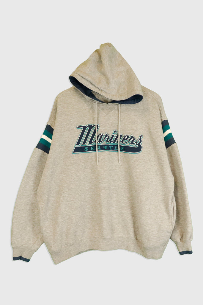 Vintage Seattle Mariners Catch The Fever Hooded Longsleeve T Shirt Sz – F  As In Frank Vintage