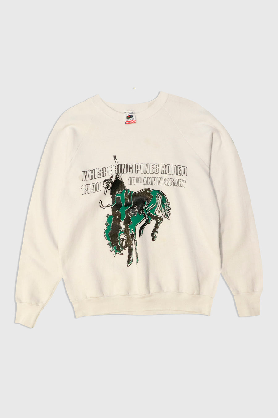 Vintage 1990 10th Anniversary Whispering Pines Rodeo Sweatshirt