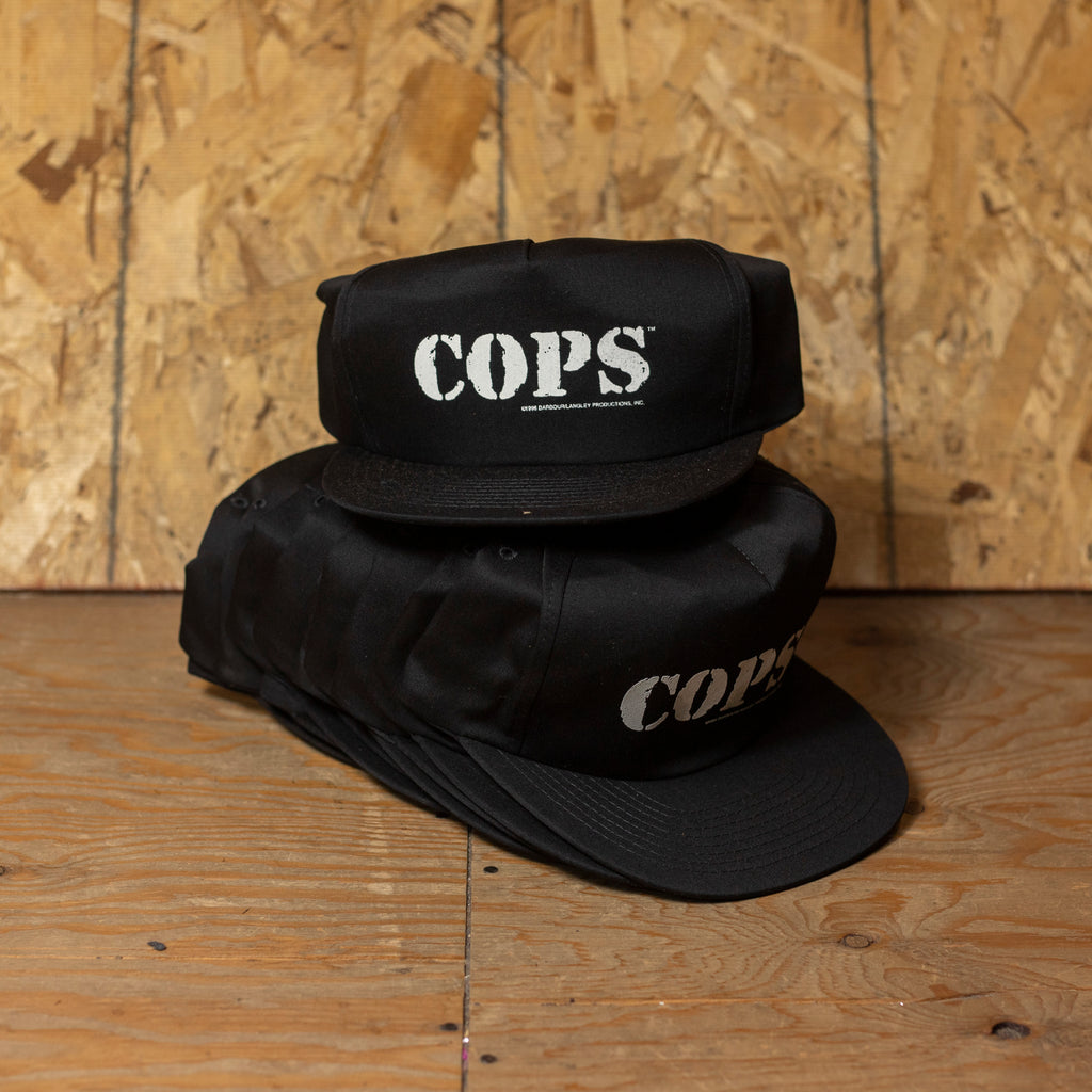 Wholesale Vintage Deadstock 90's COPS Snapback Hats (Lot of 12